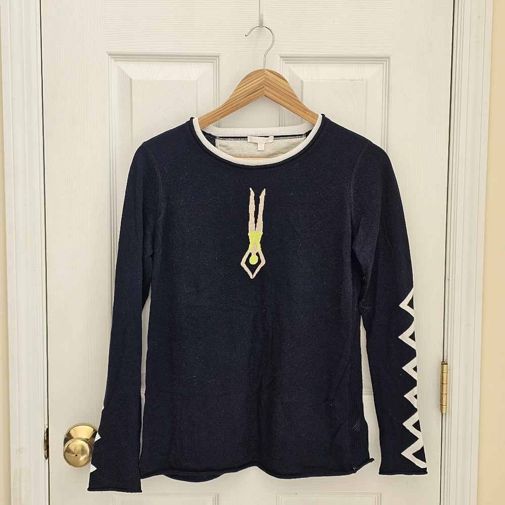 Lisa Todd Take The Plunge Diver Sweater Sz Small